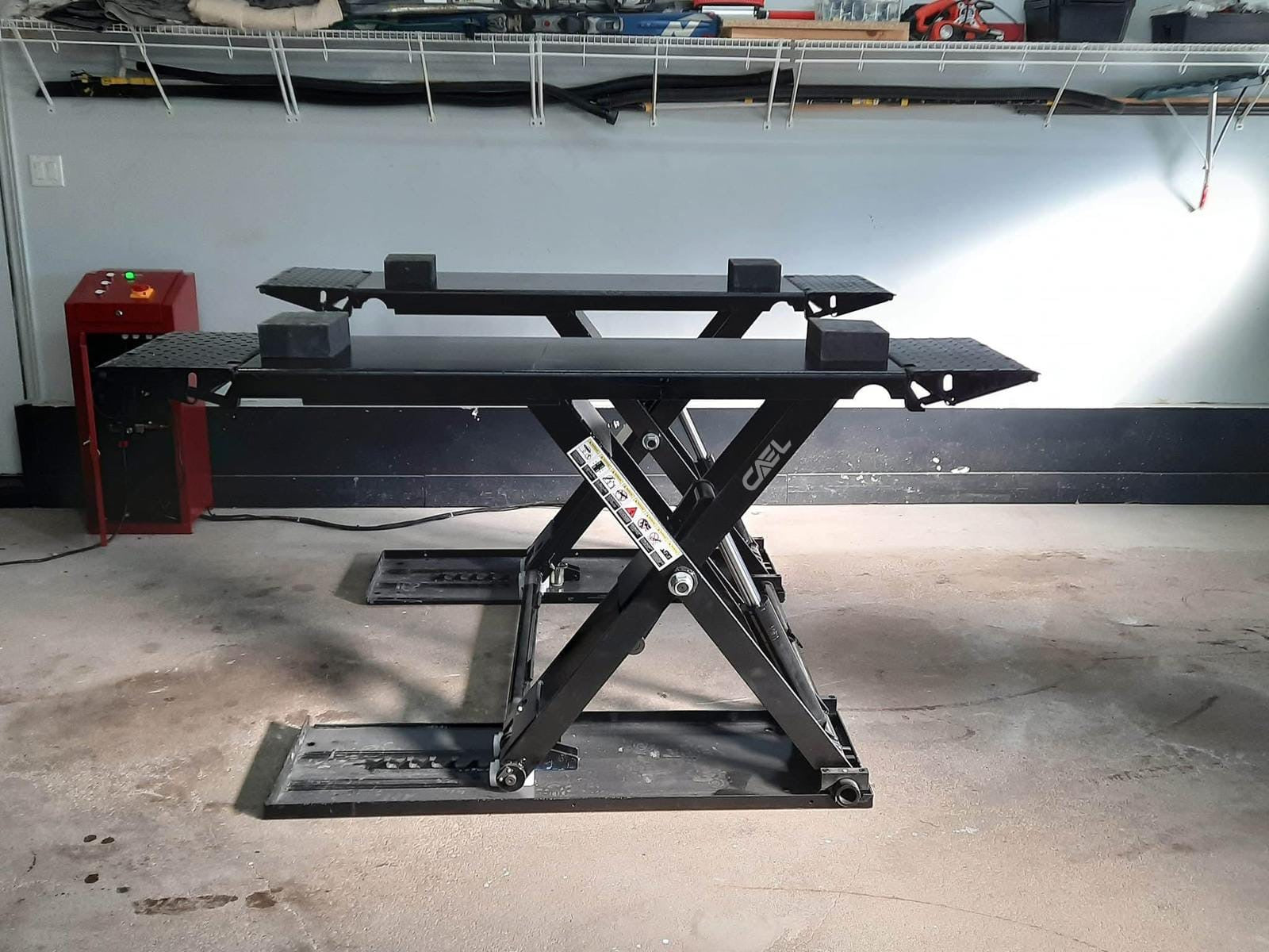 7,716lb Double scissor car lift 3500 Kgs (MRSL77) – Model N