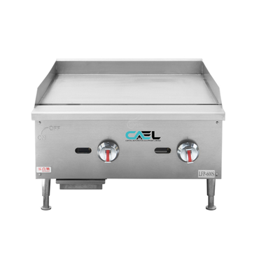 24 Inch Commercial Countertop Gas Griddle Grill-Flat Top,2 Burner（EGG24S)