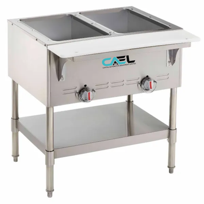 CAEL GBM 2 Well Natural Gas Hot Food Steam Table