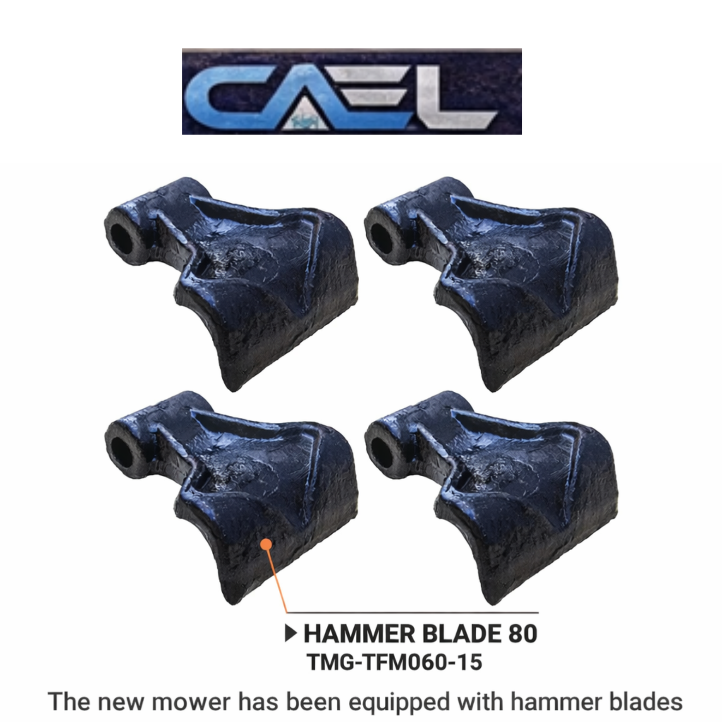 CAEL AGF-160 62" Hydraulic Offset Flail Mower – Heavy Duty PTO Ditch Bank Mower for 60–95 HP Tractors