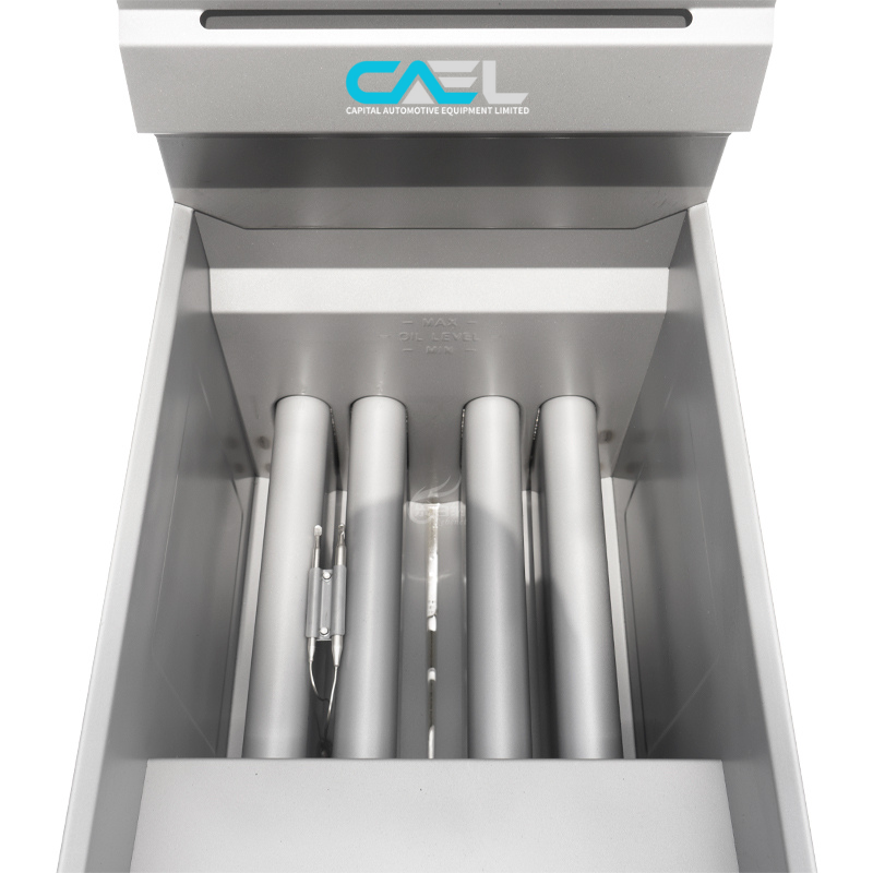CAEL Gas 4 Tube Burner Deep Fryer For Commercial Kitchen-Robershaw Control System GF120