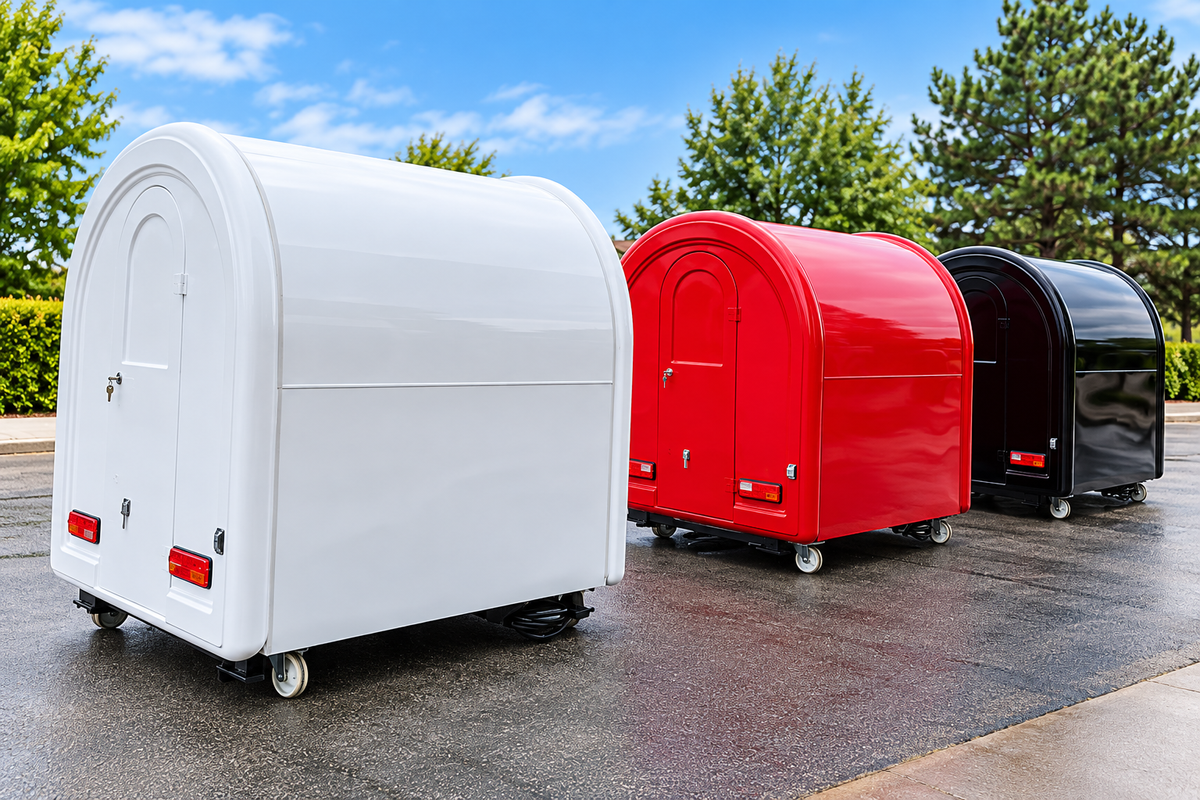 CAEL’s 7′ Round Top Mobile Food Cart