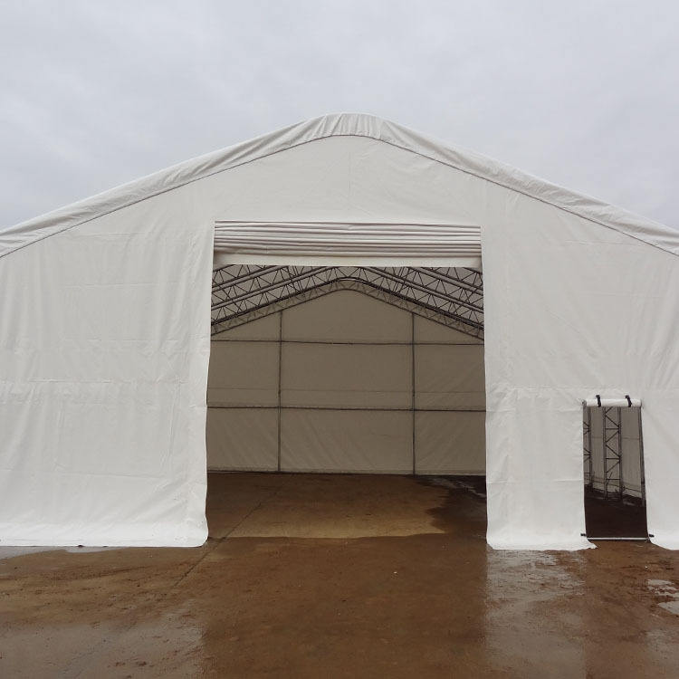Peak Shape Double Truss 20′ Wide 16′ Height 40′ Length