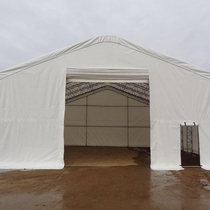 Peak Shape Double Truss 20′ Wide 16′ Height 40′ Length