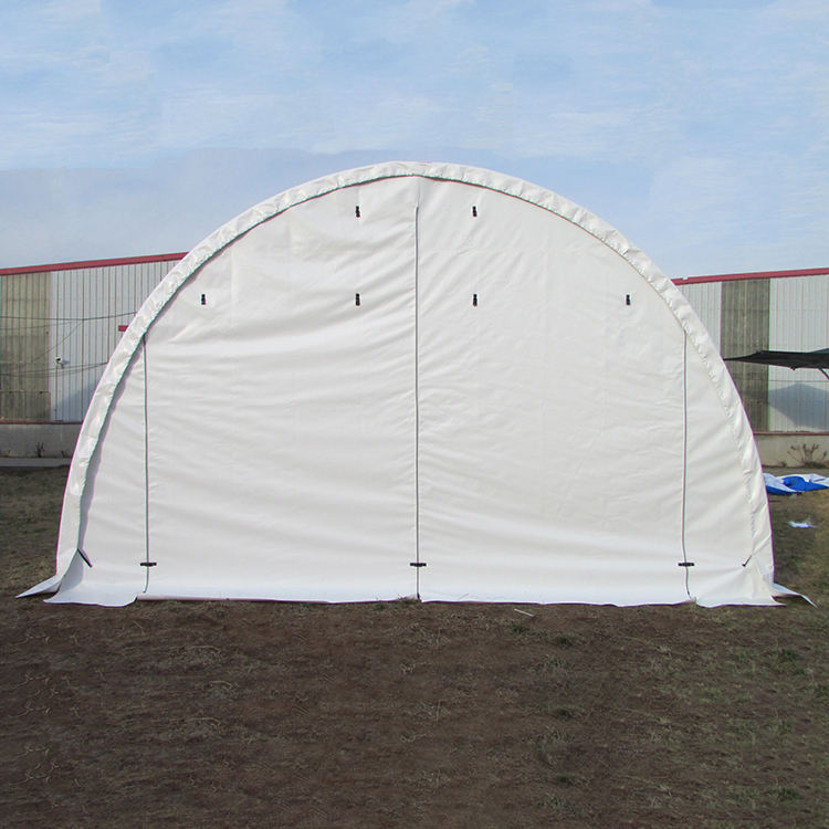 Armadura simple en forma de cúpula de 20' de ancho, 30' de largo y 12' de alto