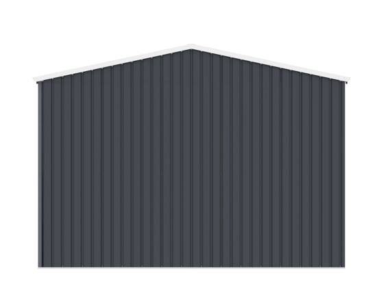 Single Garage Metal Shed with side entry 12(W) x19 (L) x 9.5(H)