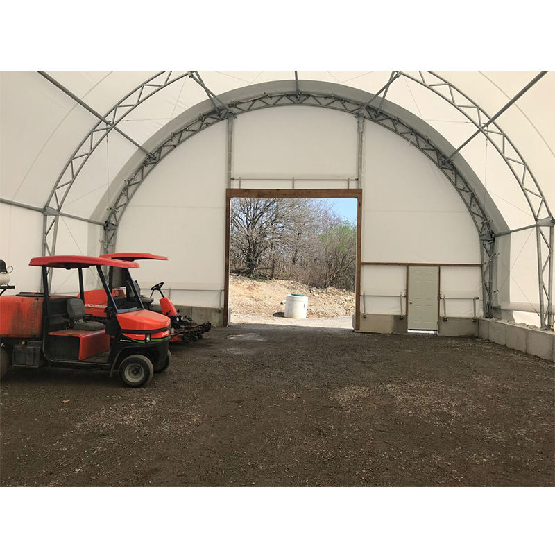 Peak Shape Double Truss 70′ Wide 120′ Length 28′ Height