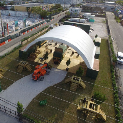 Abri à conteneurs CAEL 40′ de largeur x 40′ de longueur
