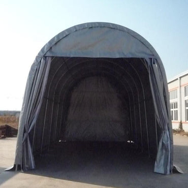 Ferme simple en forme de dôme de 14' de large, 30' de long et 14' de haut