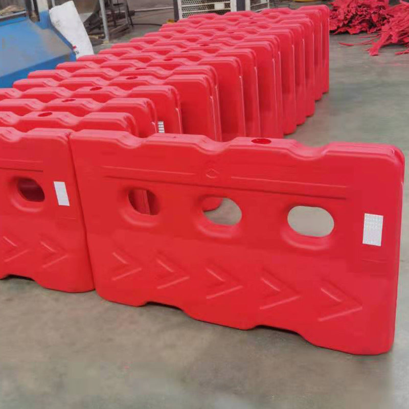 Rotational molded safety barrier
