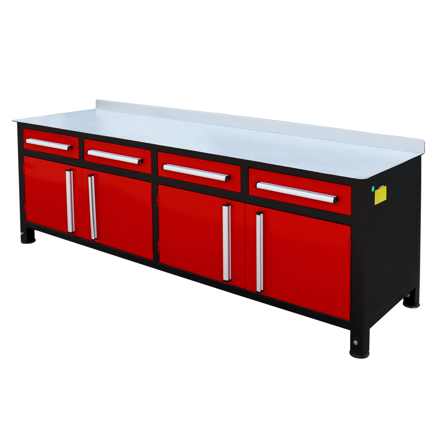 7FT Tool Chest & Cabinet – 4 Drawer, 4 Door Heavy Duty Storage System