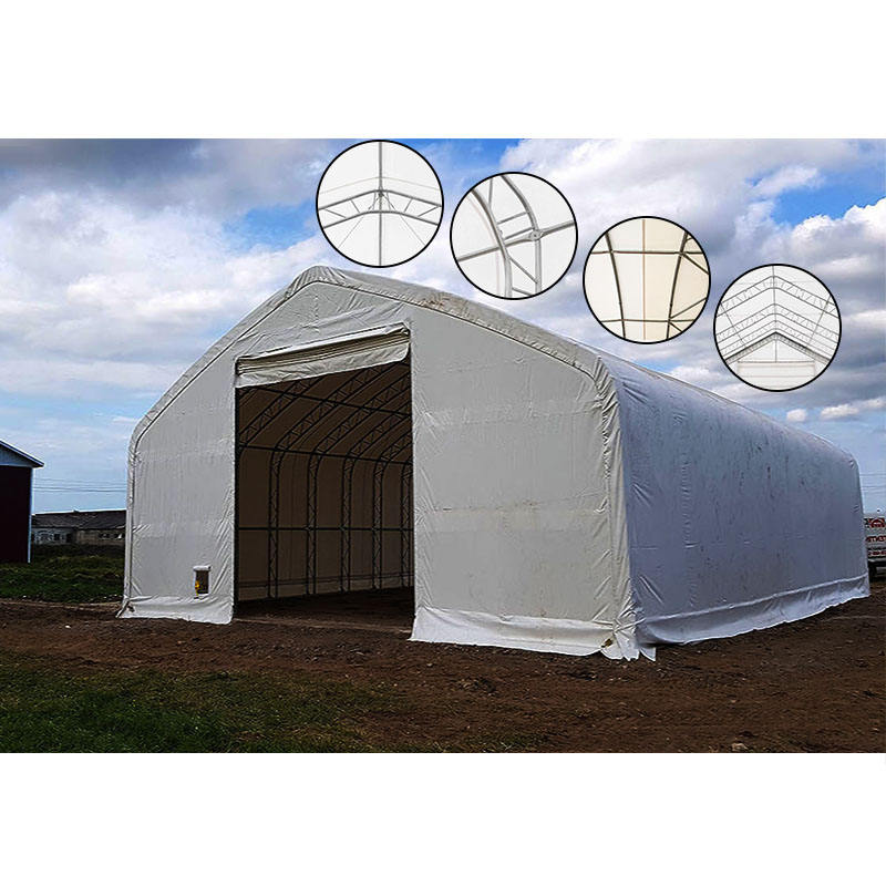 Dome shape single truss 30' wide 40' length 15' height