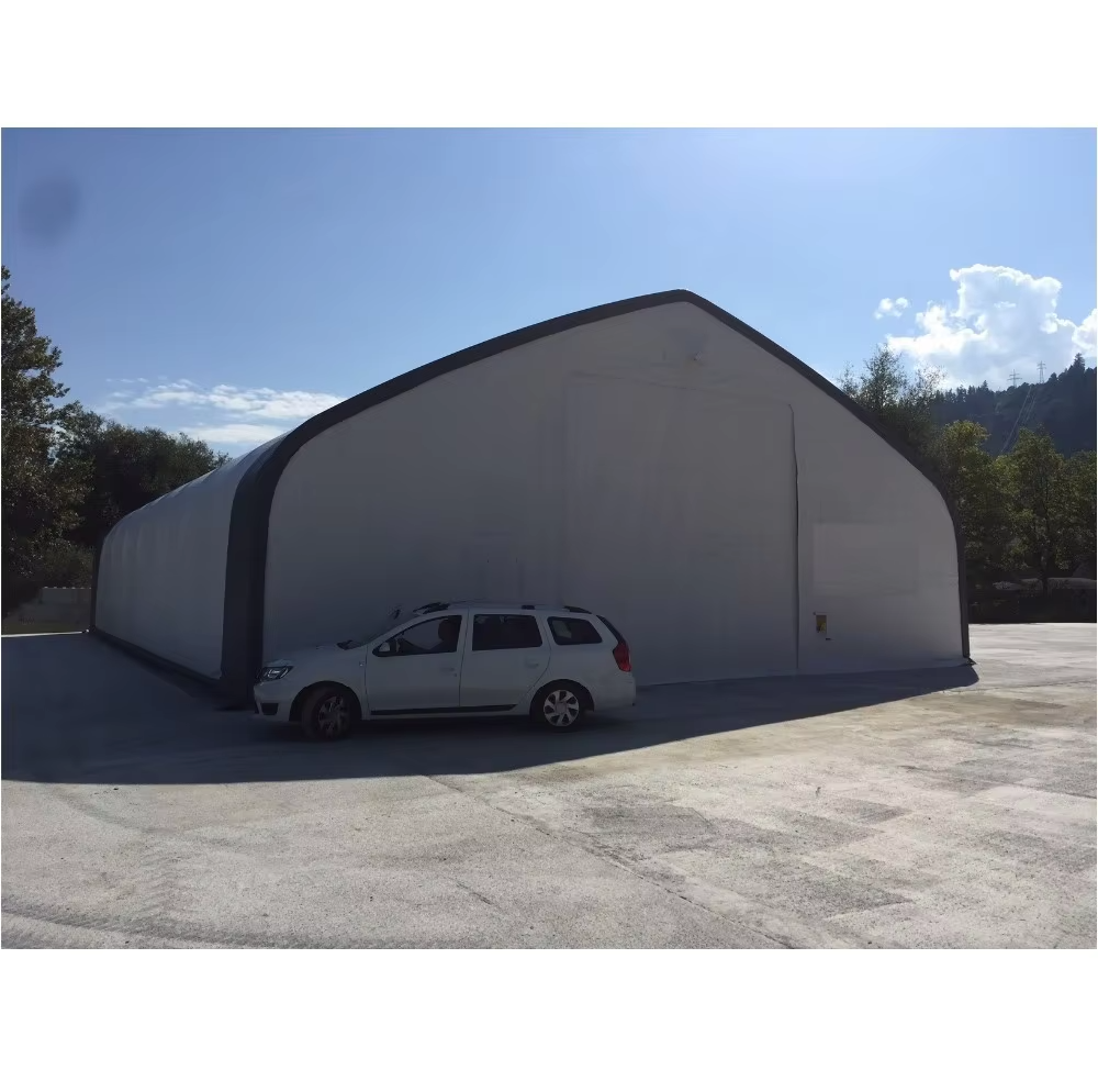 Peak Shape Double Truss 70′ Wide 120′ Length 28′ Height