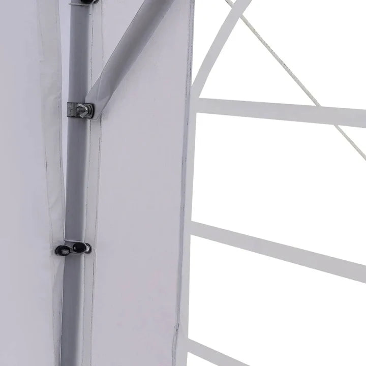 20' x 40' Heavy Duty Outdoor Party Tent with Removable Sidewalls and Roll-Up Doors, 11 oz PE Cover, 6’6" Overhead, 10’ Peak Ceiling