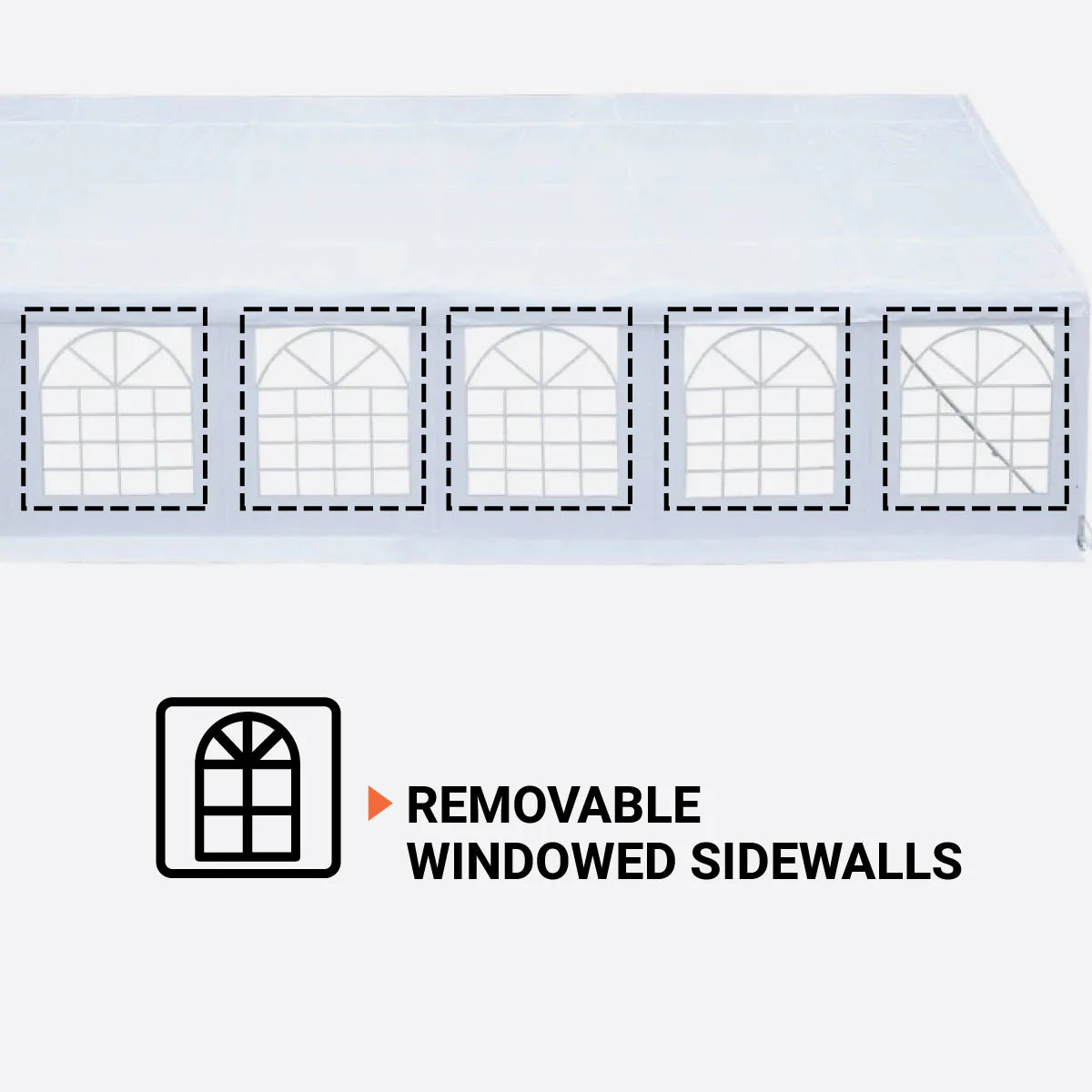 CAEL PT0612FB – Basic Outdoor Storage / Event Tent