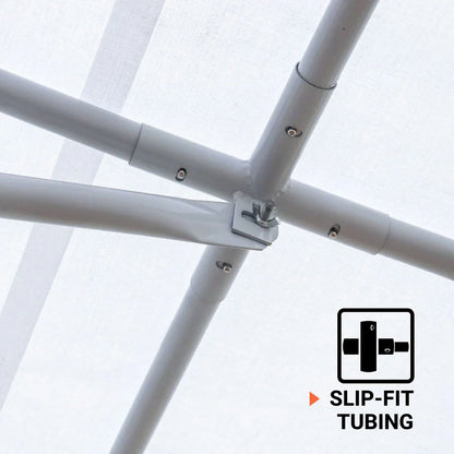 20' x 40' Heavy Duty Outdoor Party Tent with Removable Sidewalls and Roll-Up Doors, 11 oz PE Cover, 6’6" Overhead, 10’ Peak Ceiling