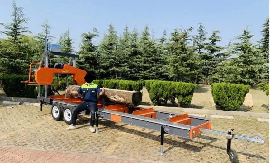Heavy Duty Portable Sawmill Powered by Kohler Engine with 36-in Cutting Capacity