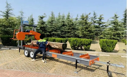 Heavy Duty Portable Sawmill Powered by Kohler Engine with 36-in Cutting Capacity
