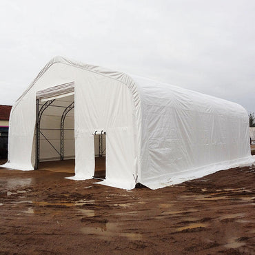 Ferme double en forme de pointe de 20 pi de largeur, 16 pi de hauteur, 40 pi de longueur 