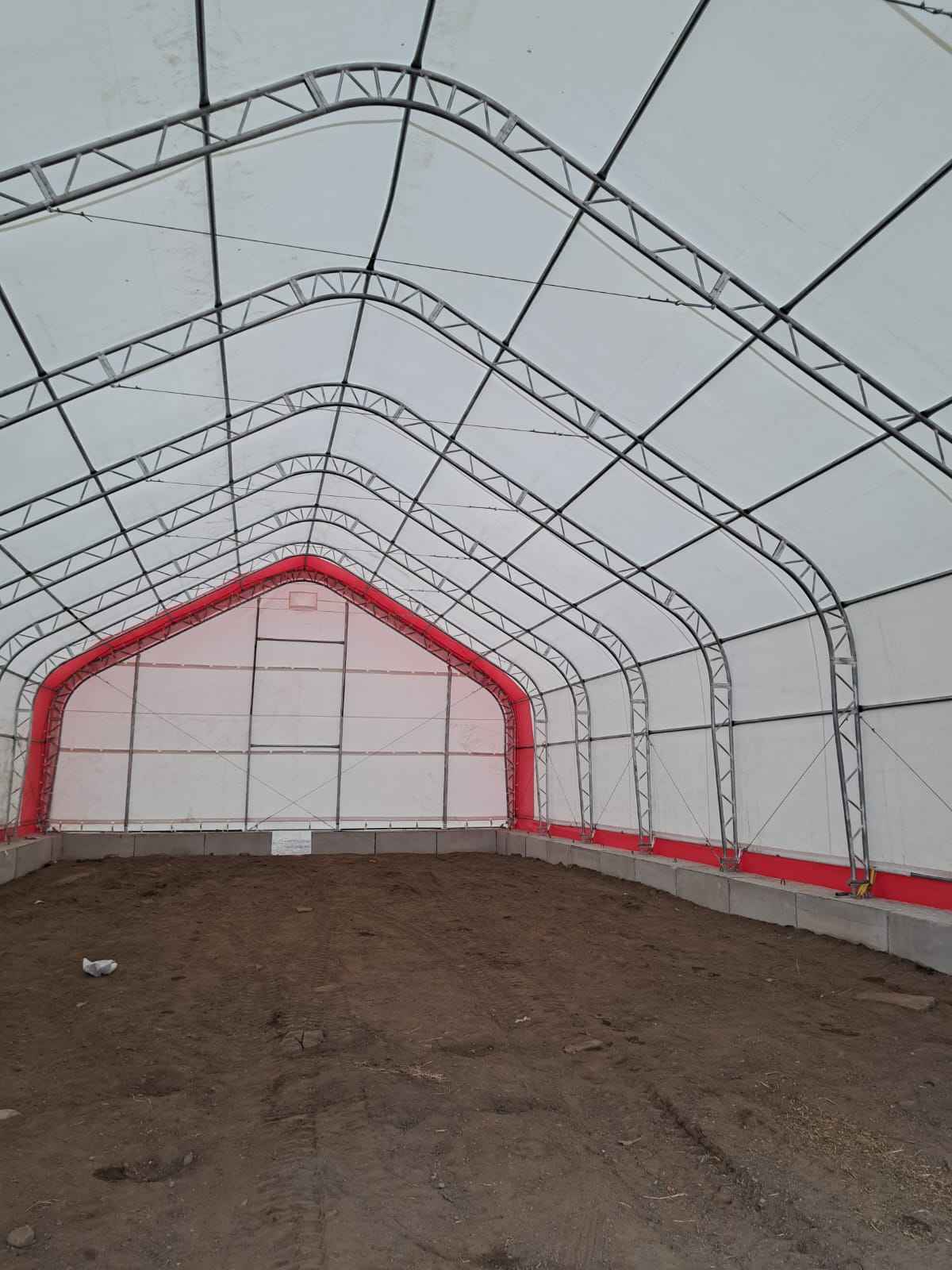 Peak Shape Double Truss 20′ Wide 16′ Height 40′ Length