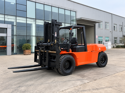 Carretilla elevadora exterior diésel de 8 toneladas con desplazamiento lateral 