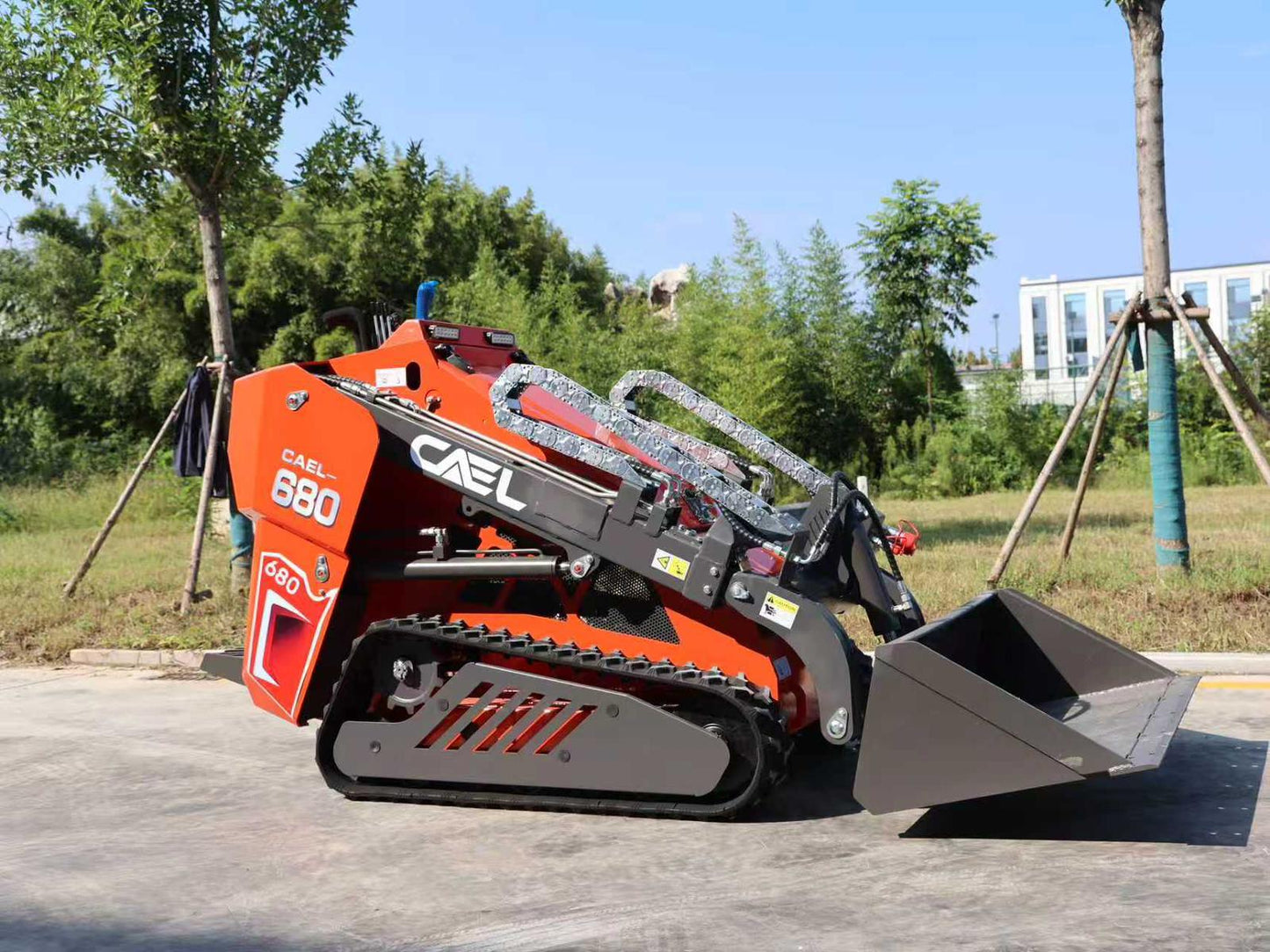 CAEL 680S Skid Steer With Kubota Engine Telescopic Boom