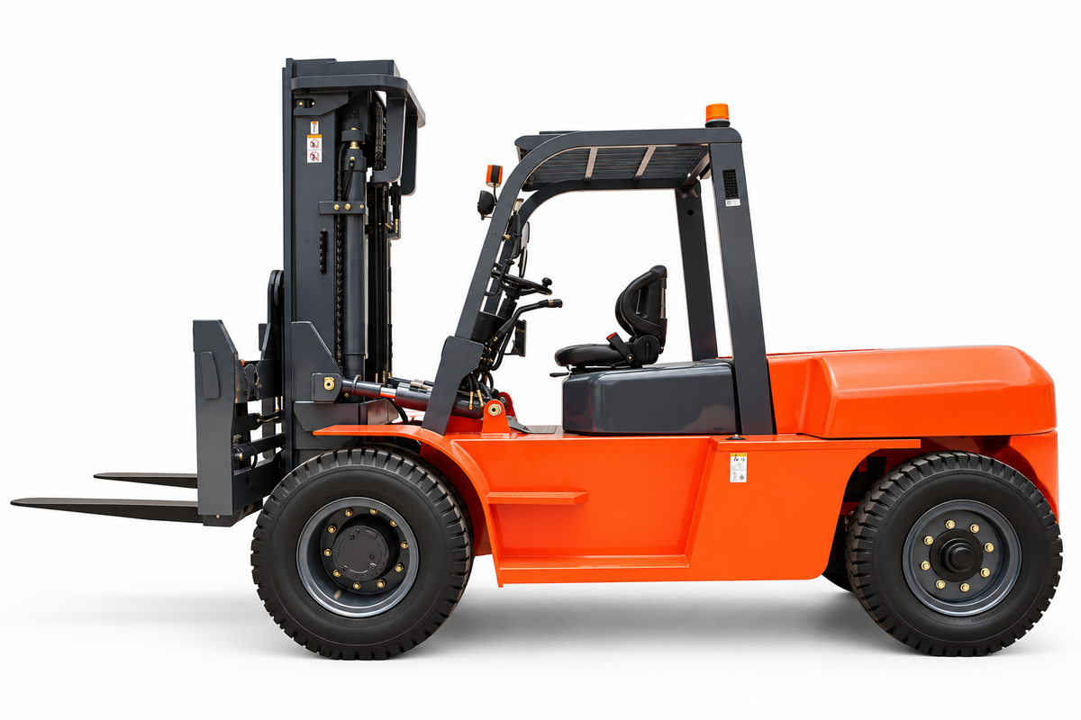Outdoor Forklift Diesel 10T with side shift