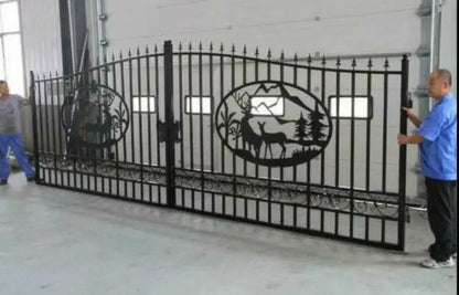 Iron Fence kit ( 150 FT ) with driveway gate