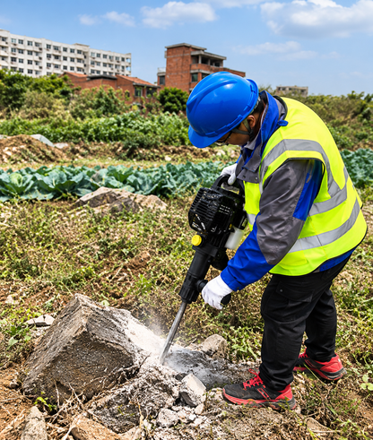 CAEL DHD 58, 4 Stroke Petrol Jackhammer | 32.6CC Gasoline-Powered Concrete Breaker & Demolition Hammer