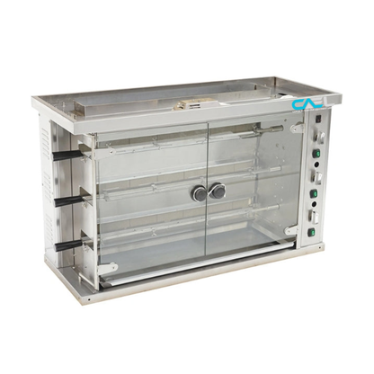 CAEL Counter Top Gas Rotisserie, 3 Spits, 12 Chicken Capacity KJ-3