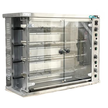CAEL Counter top gas Rotisserie, 4 Spits, 16 Chicken Capacity KJ-4