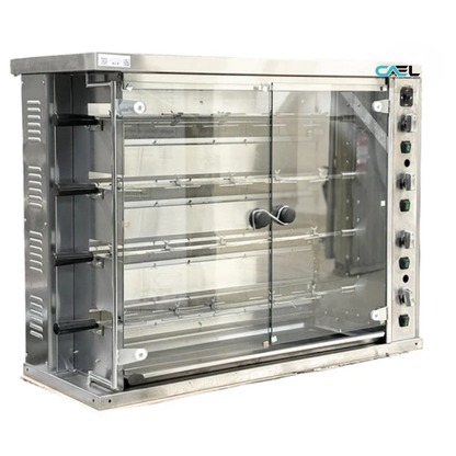 CAEL Counter top gas Rotisserie, 4 Spits, 16 Chicken Capacity KJ-4