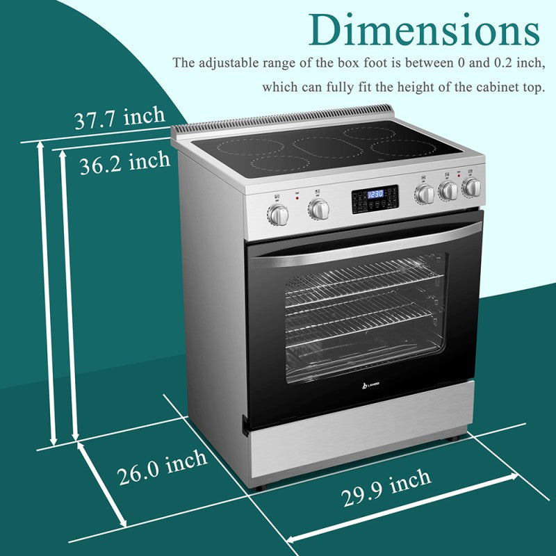 CAEL 30 Inch Freestanding Electric Range