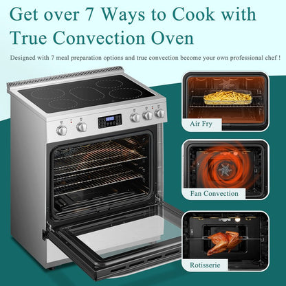 CAEL 30 Inch Freestanding Electric Range