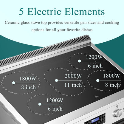 CAEL 30 Inch Freestanding Electric Range