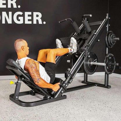 CAEL-SQM – Commercial Grade Dual Function Hack Squat & 45° Leg Press Machine
