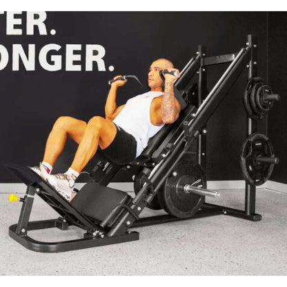 CAEL-SQM – Commercial Grade Dual Function Hack Squat & 45° Leg Press Machine