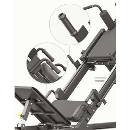 CAEL-SQM – Commercial Grade Dual Function Hack Squat & 45° Leg Press Machine