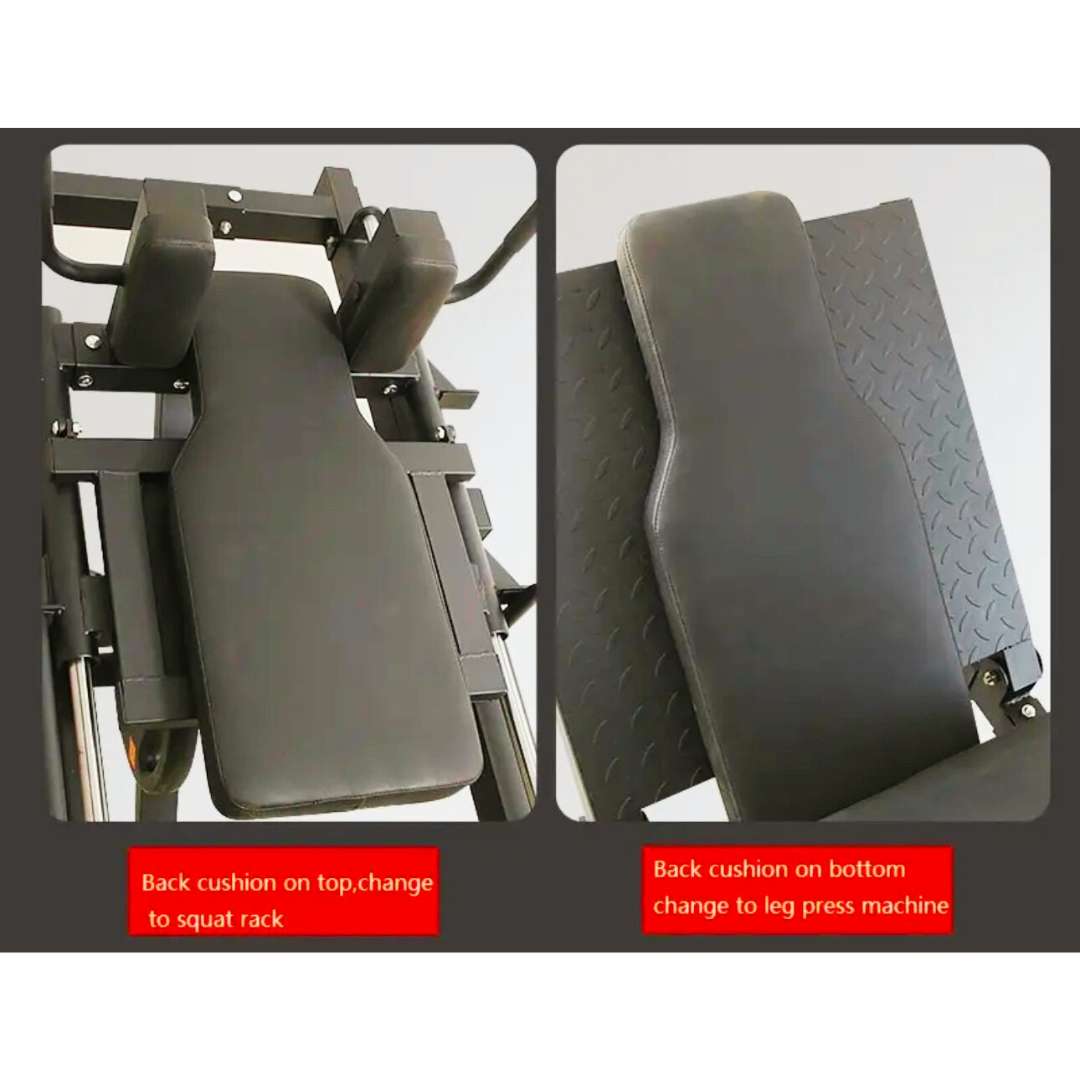 CAEL-SQM – Commercial Grade Dual Function Hack Squat & 45° Leg Press Machine