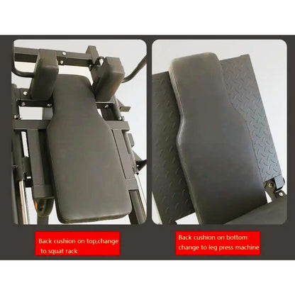 CAEL-SQM – Commercial Grade Dual Function Hack Squat & 45° Leg Press Machine