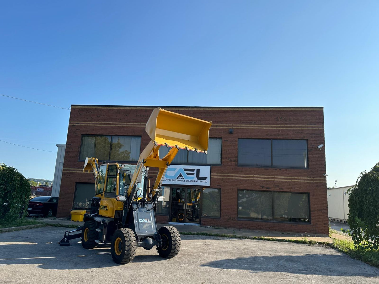 Mini Backhoe Loader Mini Front End Wheel Loader 1.5T