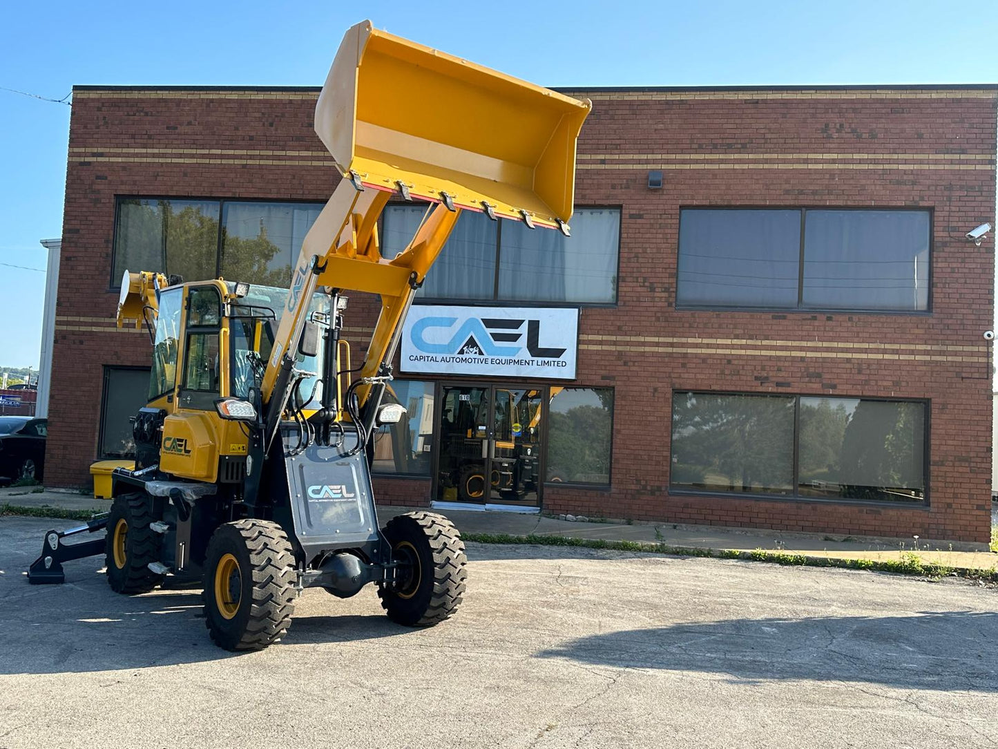 Mini Backhoe Loader Mini Front End Wheel Loader 1.5T