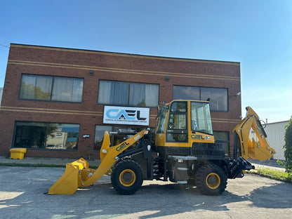 Mini Backhoe Loader Mini Front End Wheel Loader 1.5T