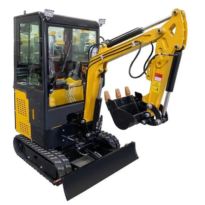 Mini Excavator 1.5 Ton with Kubota engine, Cab (EX15KB-C)