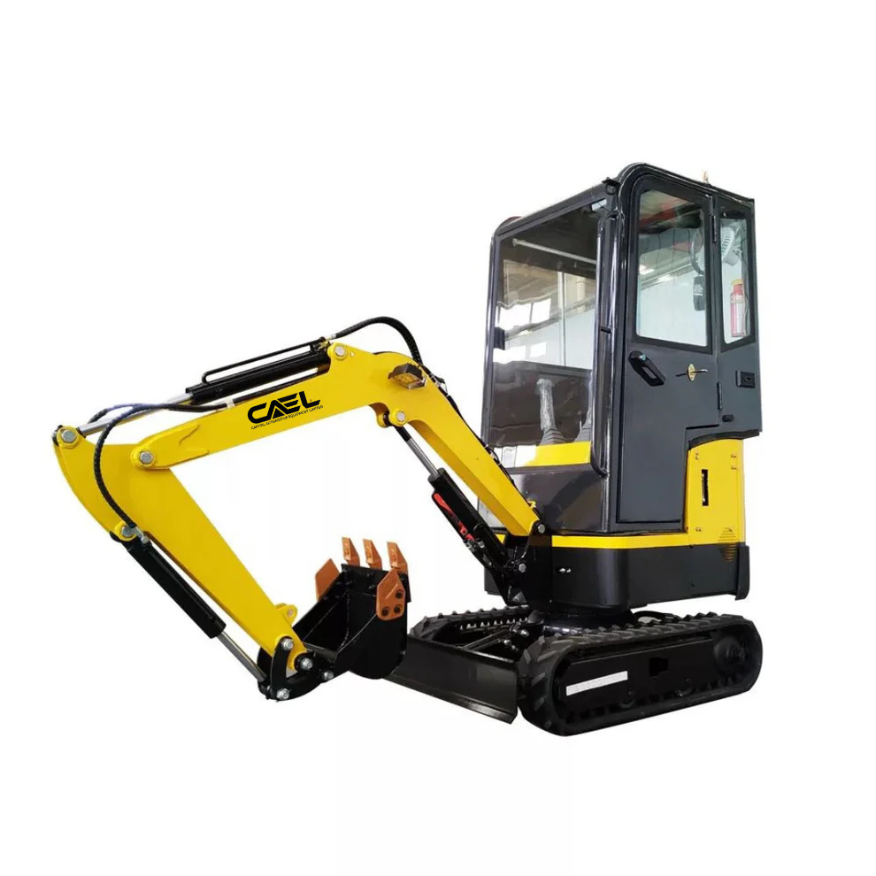Mini Excavator1.3T with Kubota engine, Swing boom and Cab