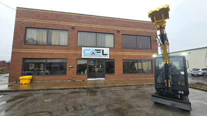 Mini Excavator 2.5T with Kubota engine, Swing boom, AC/Heat and Cab (EX25KB)