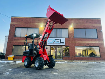 CAEL 906 mini wheel loader with 25 HP Kubota engine