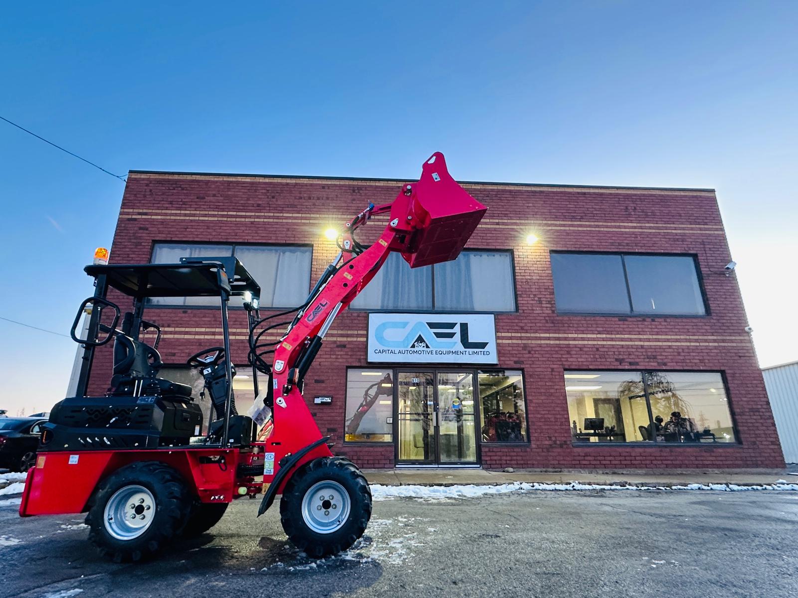 CAEL 906 mini wheel loader with 25 HP Kubota engine