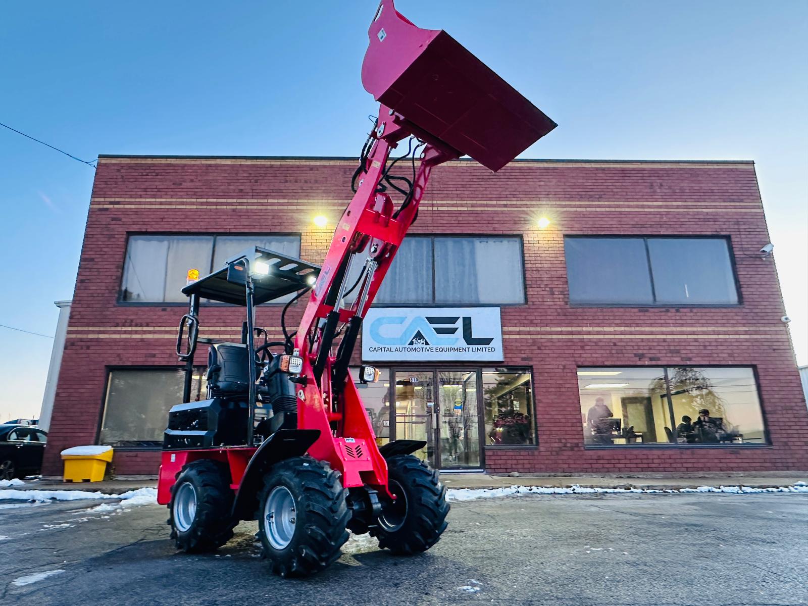 CAEL 906 mini wheel loader with 25 HP Kubota engine
