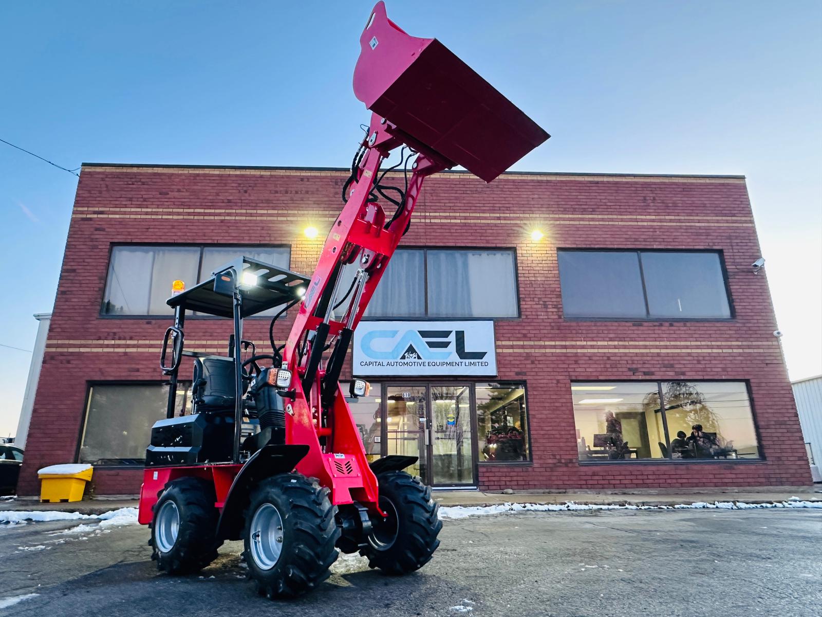 CAEL 906 mini wheel loader with 25 HP Kubota engine